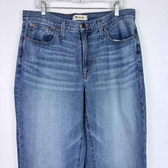NWT Madewell The Slouchy Boyjean Rosewell Wash Rigid Size 30 NEW - Picture 3 of 13